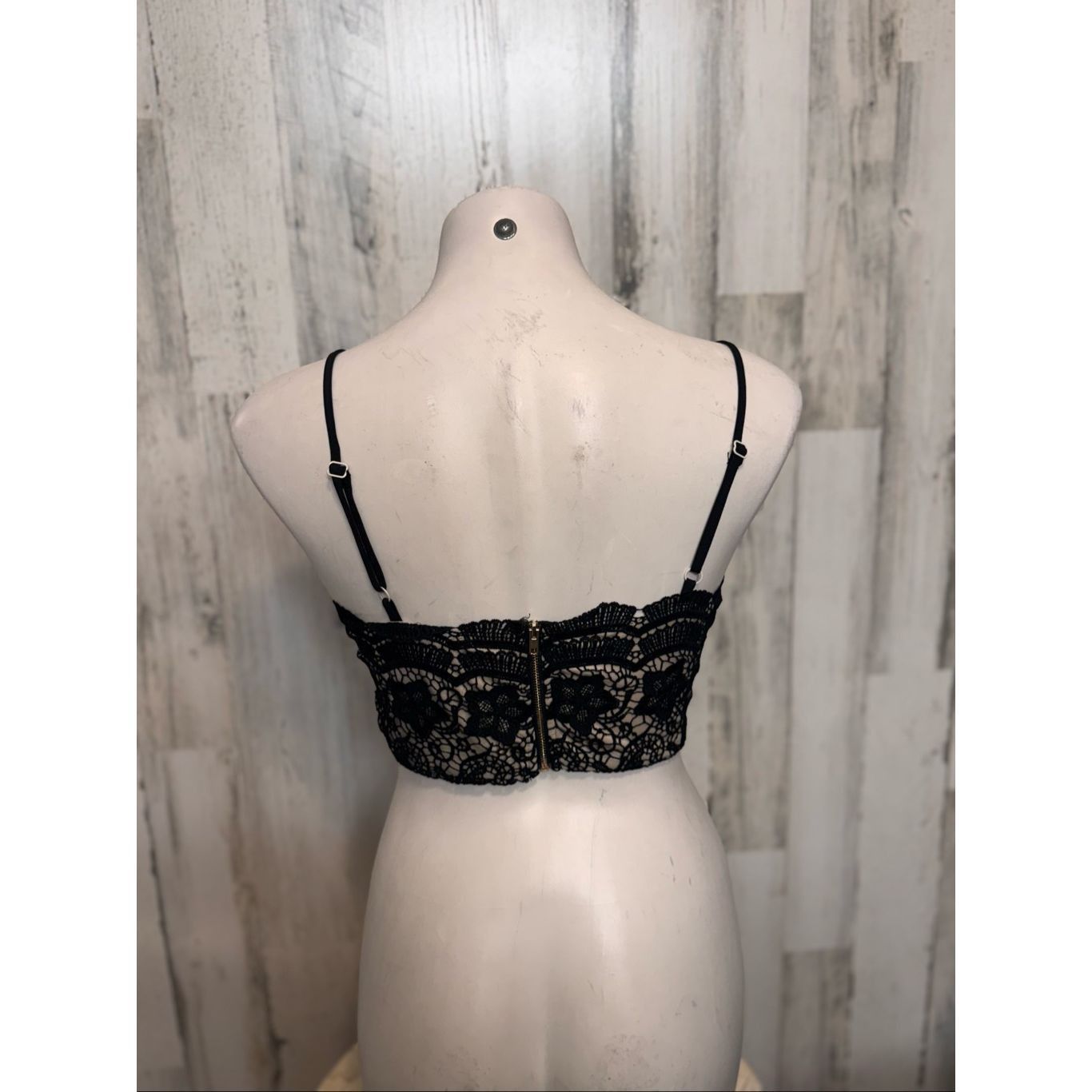 Other Luxxel Black Lace Cropped Bralette Top Size M Size M / US 6-8 / IT 42-44 - 2 Thumbnail