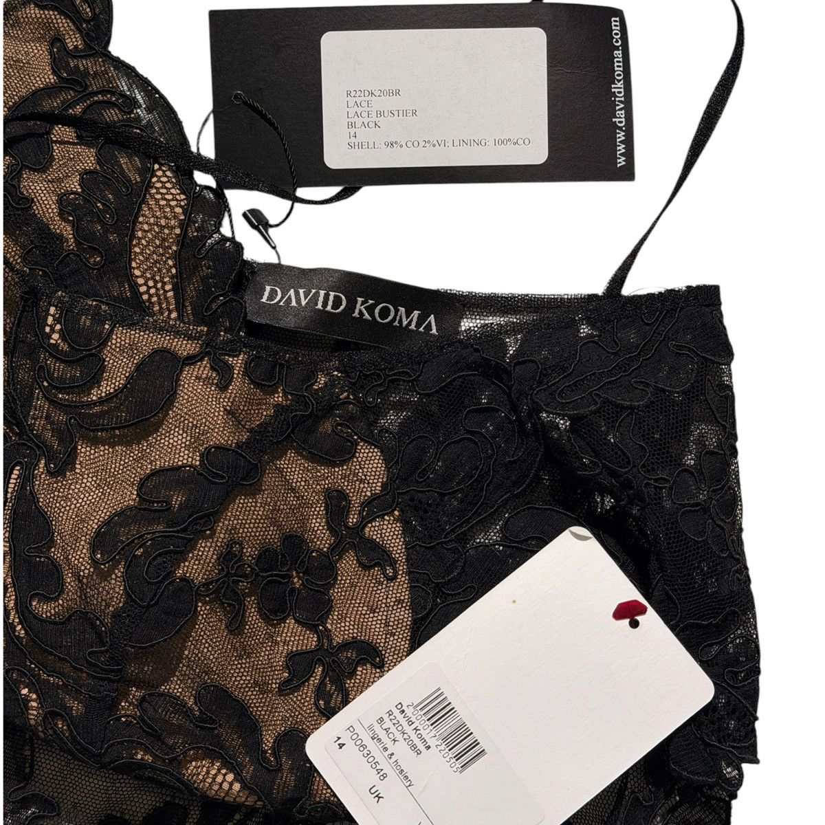 Other David Koma Lace bustier bralette Size L / US 10 / IT 46 - 2 Thumbnail