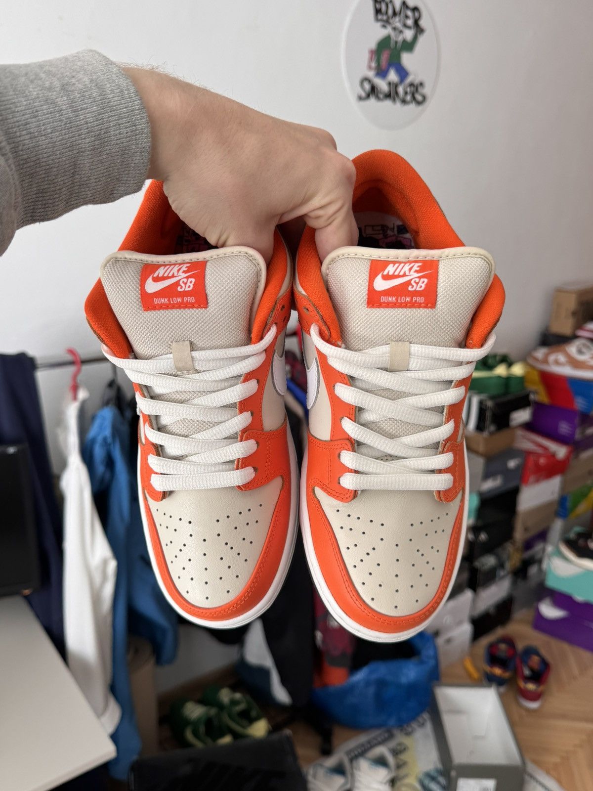 Nike VNDS! 2016 Nike SB Dunk Low Orange Box Size US 8 / EU 41 - 4 Thumbnail