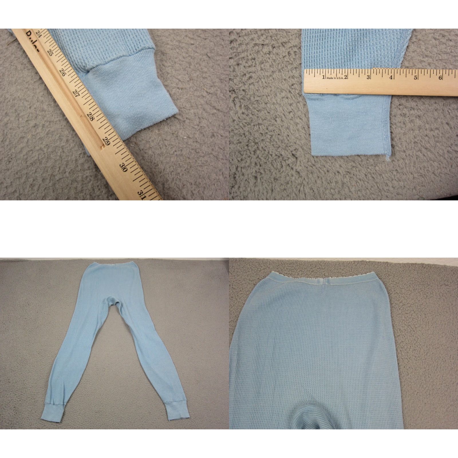 Vintage VINTAGE Montgomery Ward Pants Womens XL Blue Thermal Layer Knit 29in Inseam Casual Winter Fall Sweatpants City Mens Womens Size 40" / US 18 - 8 Thumbnail