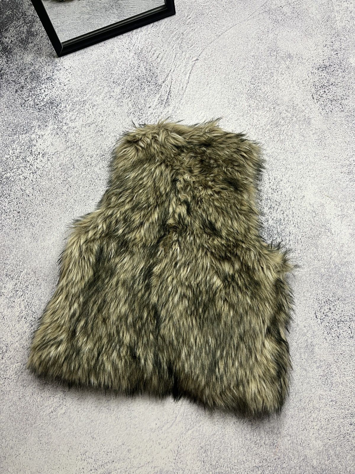 Denim & Supply Ralph Lauren × RRL Ralph Lauren Fur Coat Vest Denim And Supply Ralph Lauren Rare Hype Y2K Size XL / US 12-14 / IT 48-50 - 9 Thumbnail