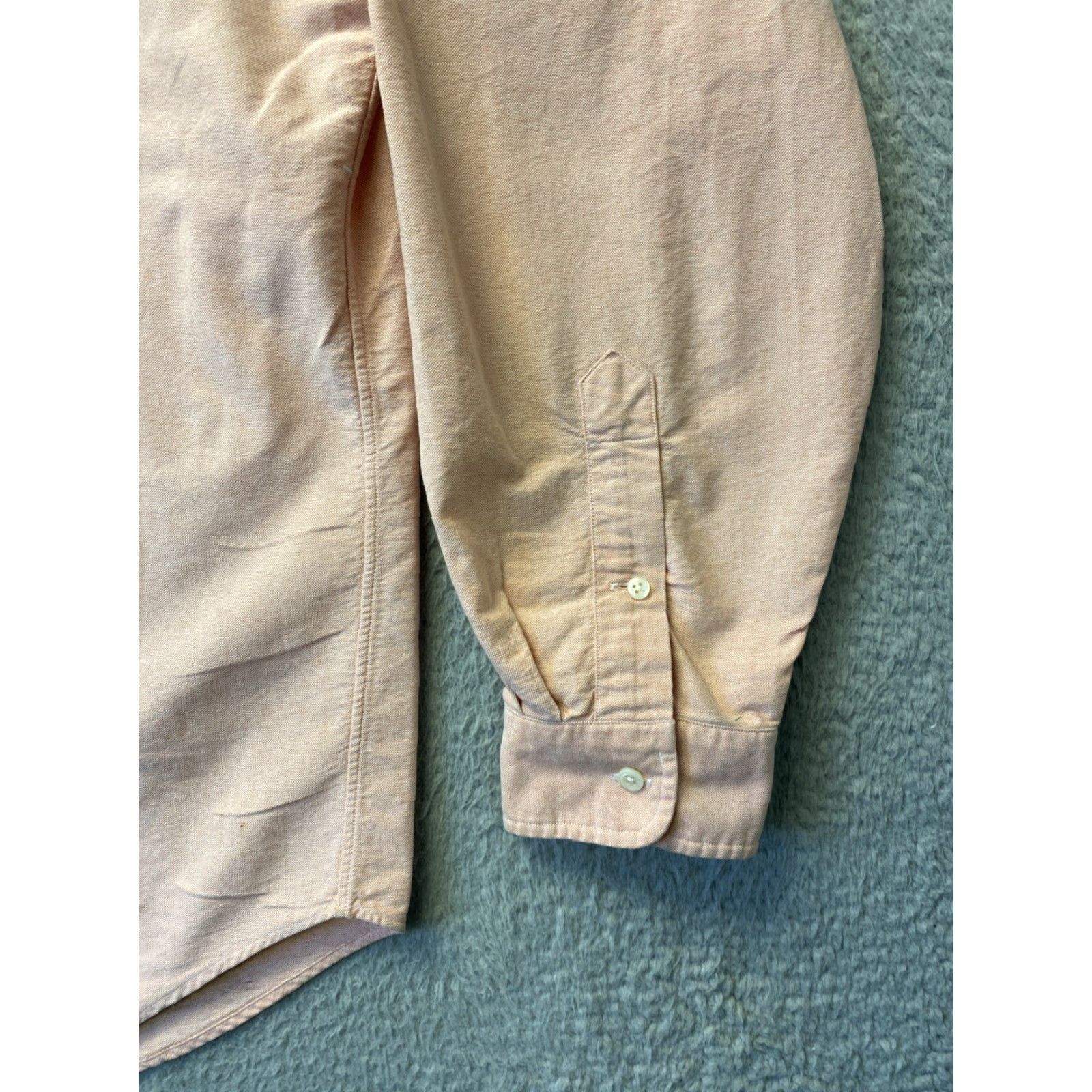Ralph Lauren RALPH LAUREN Button-Down Shirt Mens XLT Peach Long Sleeve Classic Polo Pony Logo Button-Up Casual Shirt Mens Size US XL / EU 56 / 4 - 5 Thumbnail
