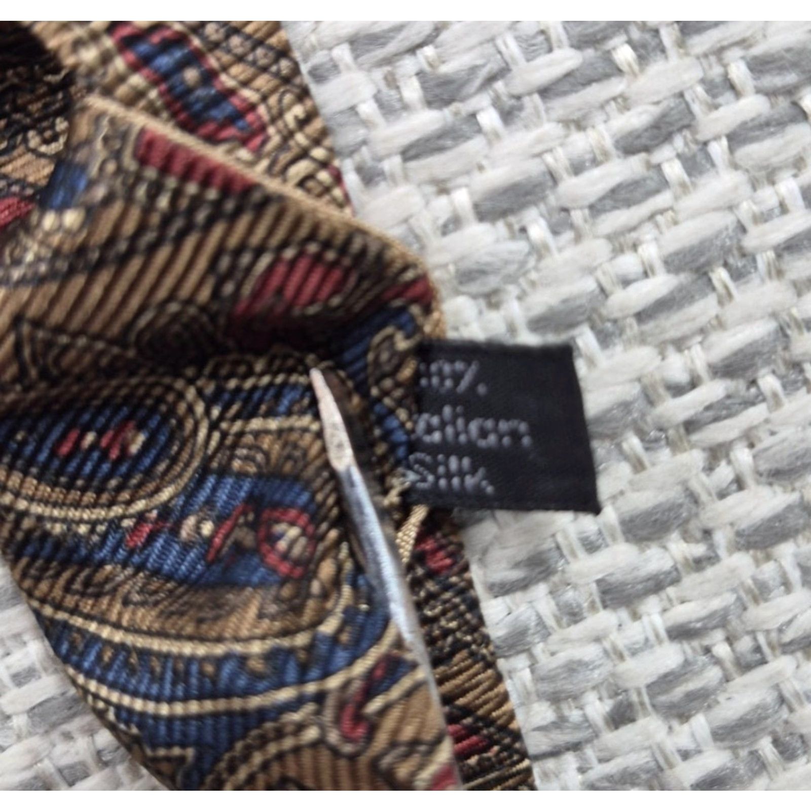 Vintage VINTAGE Don Loper Beverly Hills Neck Tie Mens One Size Paisley 100% Silk Classic Necktie Shirt Tie Accessories Mens Size ONE SIZE - 6 Thumbnail