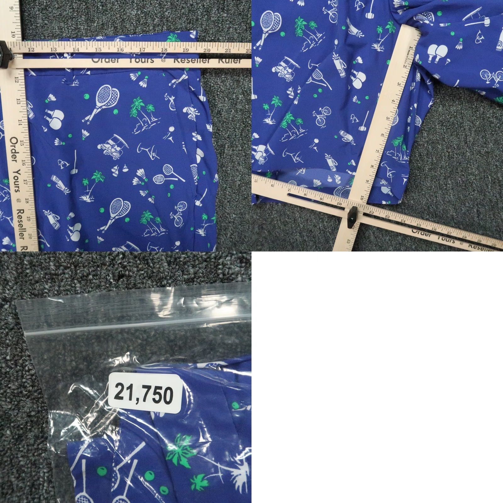 Ralph Lauren Polo Golf Ralph Lauren Shorts Men 38 Blue Classic Fit Nylon Spandex Size US M / EU 48-50 / 2 - 8 Thumbnail