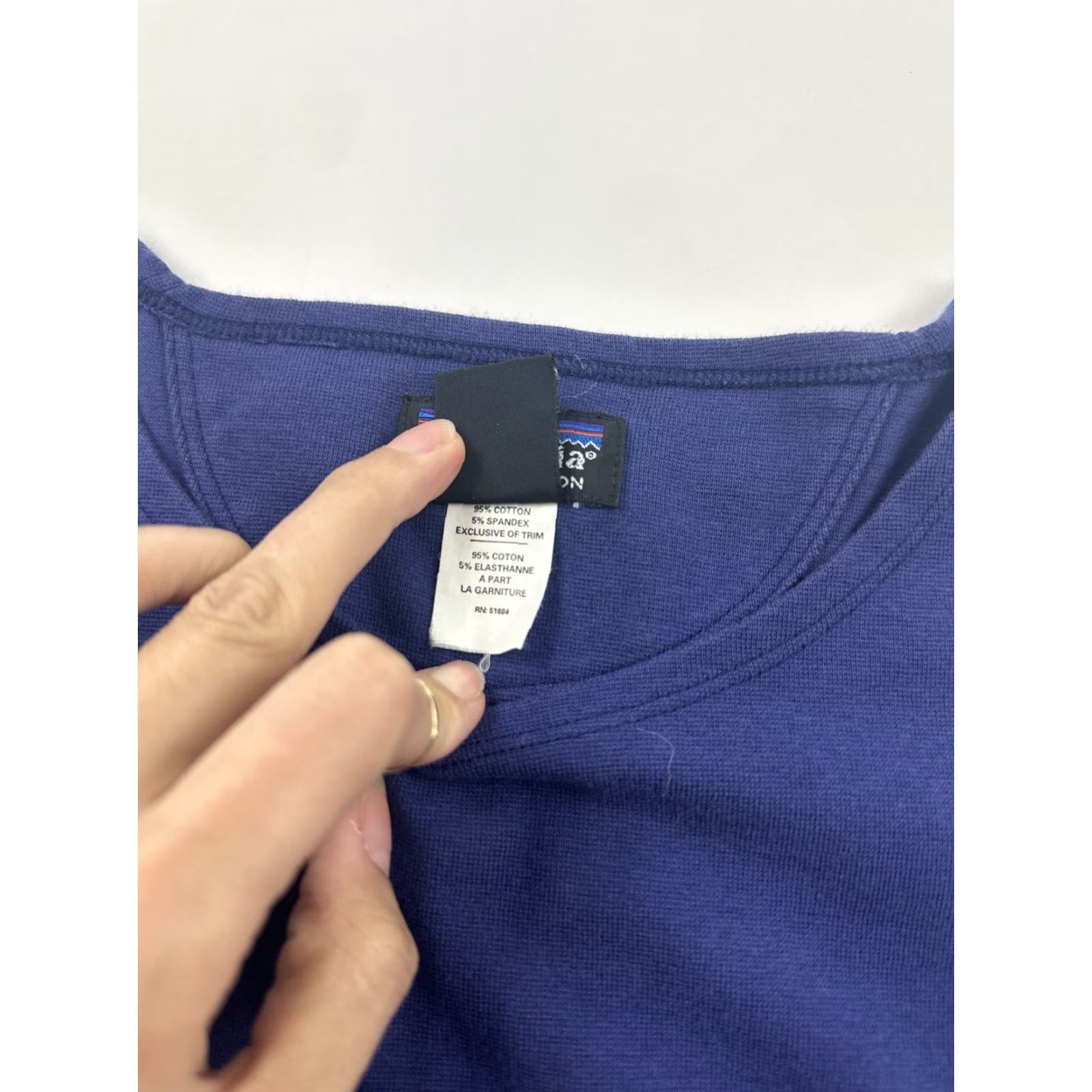 Patagonia VINTAGE Patagonia Dress Women’s M Blue A-Line Knee Length Sleeveless Flawed Casual Womens Size M / US 6-8 / IT 42-44 - 6 Thumbnail