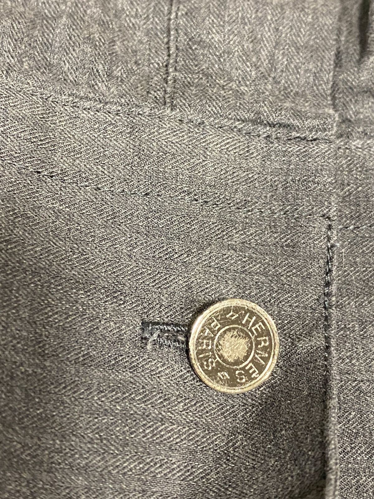 Hermes Hermes Logo Shirt Buttons Up Size US M / EU 48-50 / 2 - 9 Thumbnail