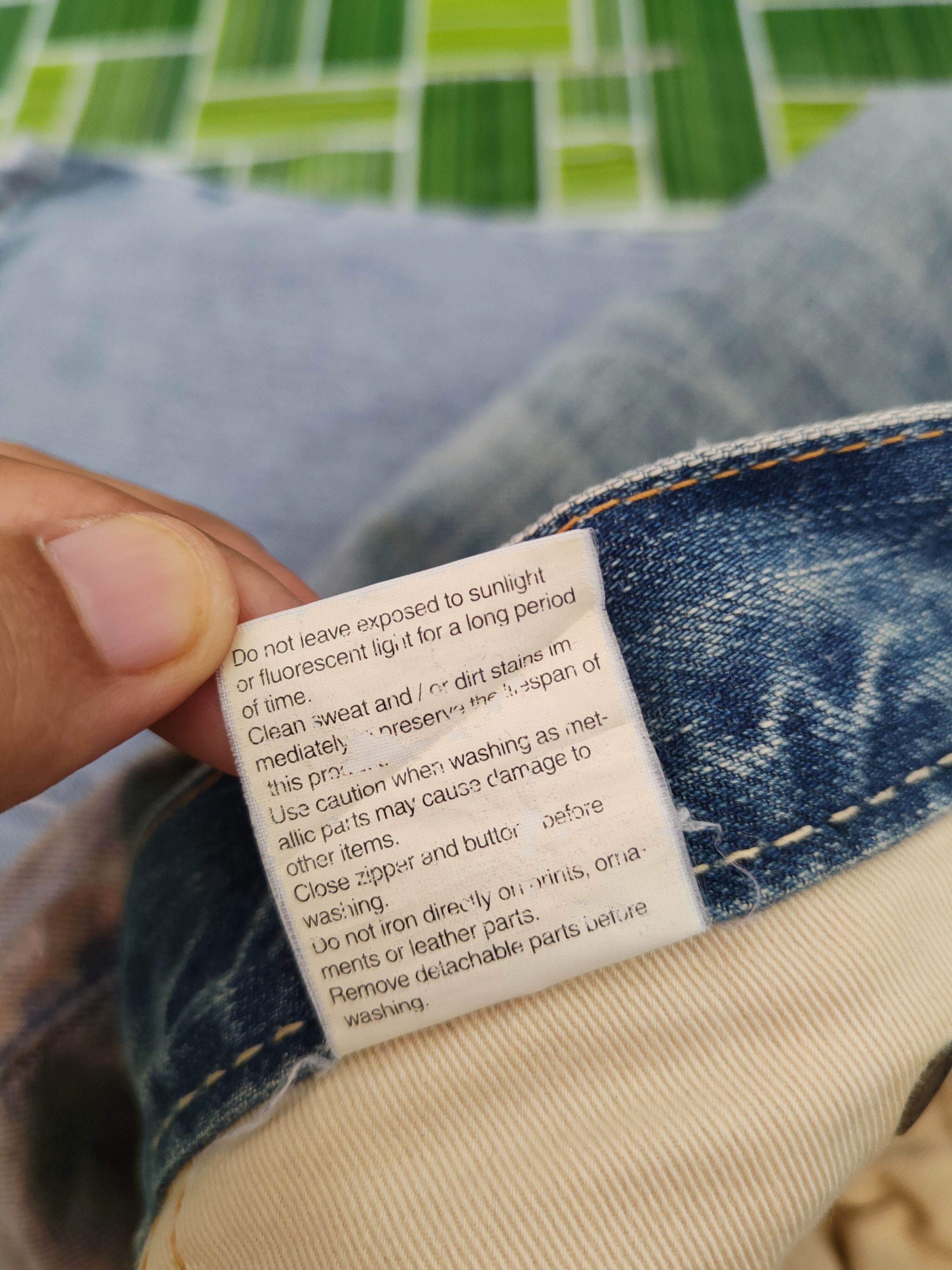 Johnbull John Bull Blue Faded Distressed Ripped Jeans #S1698DL Size US 30 / EU 46 - 16 Thumbnail