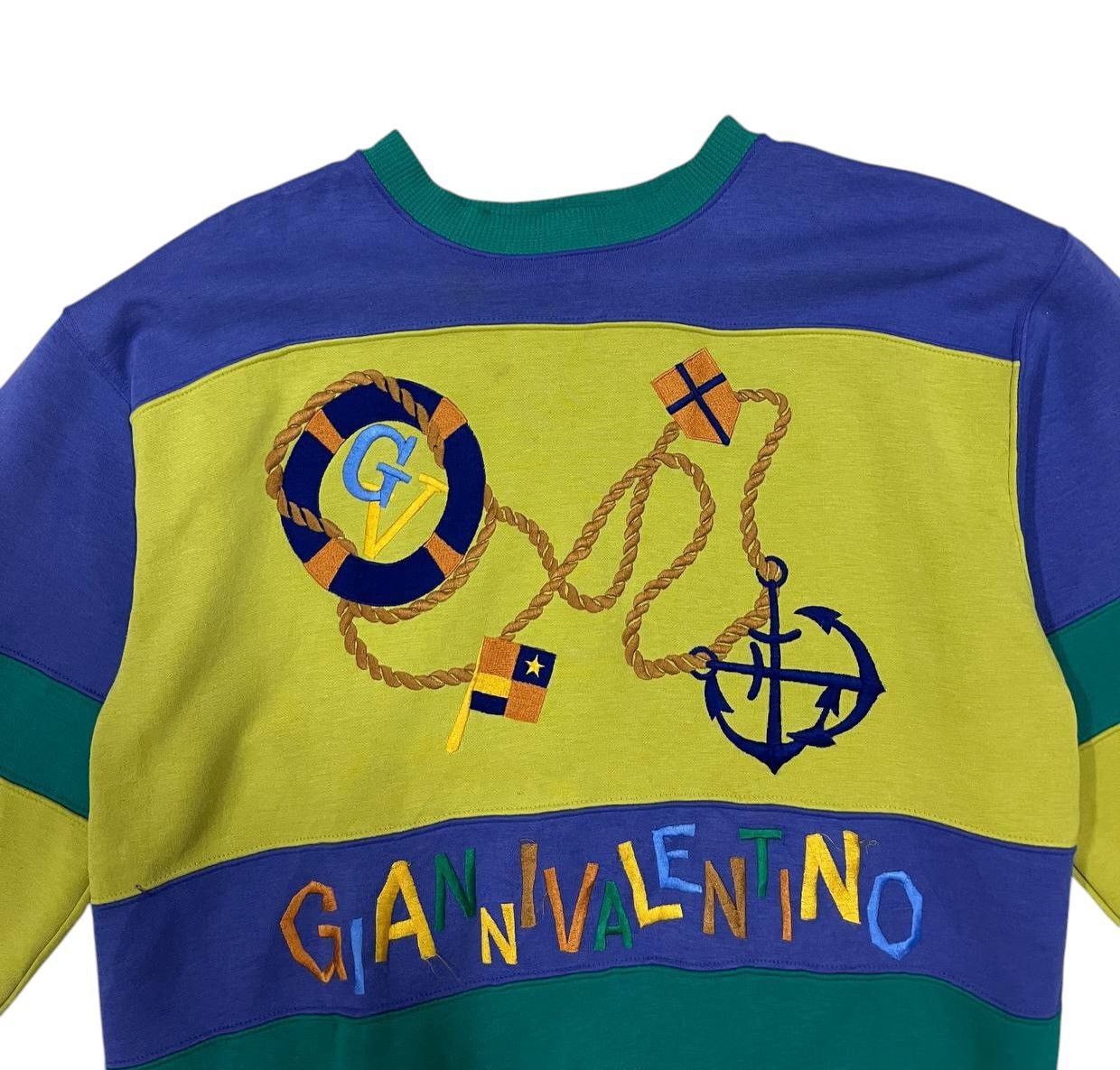 Designer × Vintage Vintage gianni valentino sweatshirt Size US M / EU 48-50 / 2 - 4 Thumbnail
