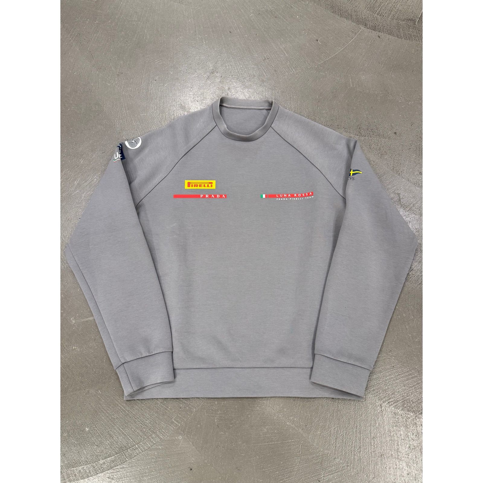 Prada 2020s Prada Luna Rossa technical crewneck Size US XL / EU 56 / 4 - 1 Thumbnail
