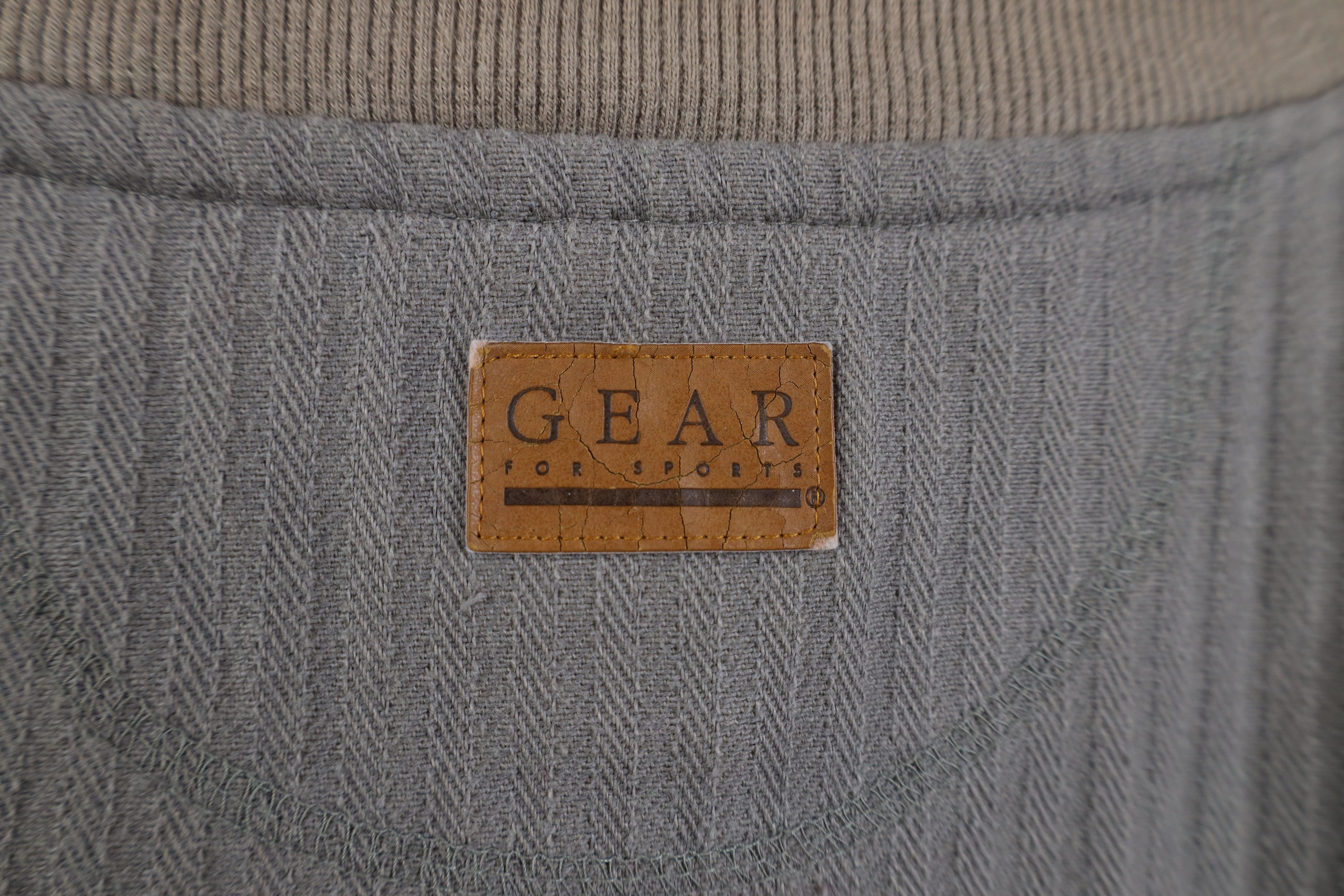 Vintage Vintage 90s Streetwear City Michigan Ribbed Sweatshirt Size US XL / EU 56 / 4 - 10 Thumbnail