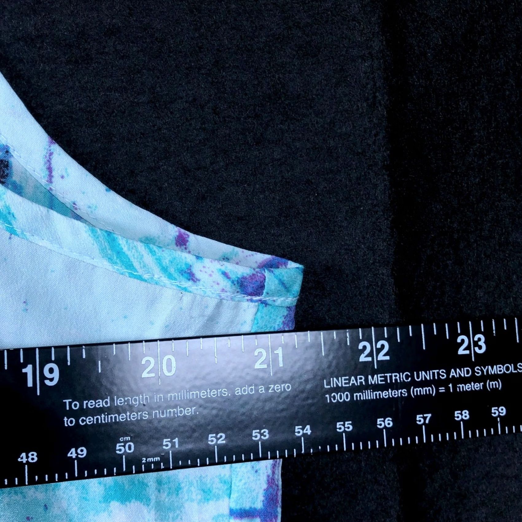Vintage Chicos Womens Blouse Blue Purple Abstract Scoop Neck Sleeveless Lightweight XS-XL Geometric Casual Workwear Party/Cocktail 3/Regular Mens Women Girls Size XL / US 12-14 / IT 48-50 - 6 Thumbnail