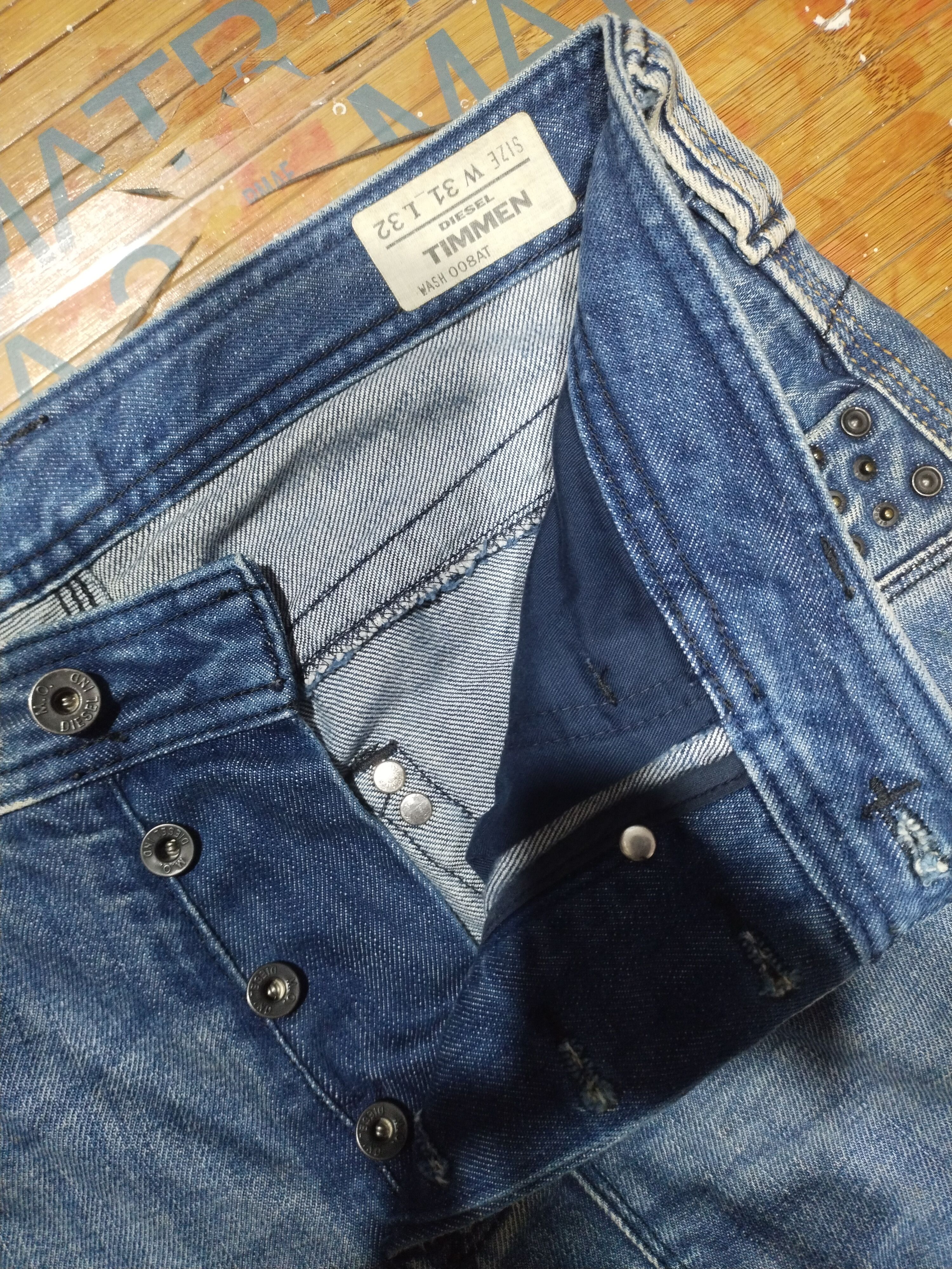 Diesel × Vintage Diesel Timmen Sz 32" Size US 31 - 13 Thumbnail