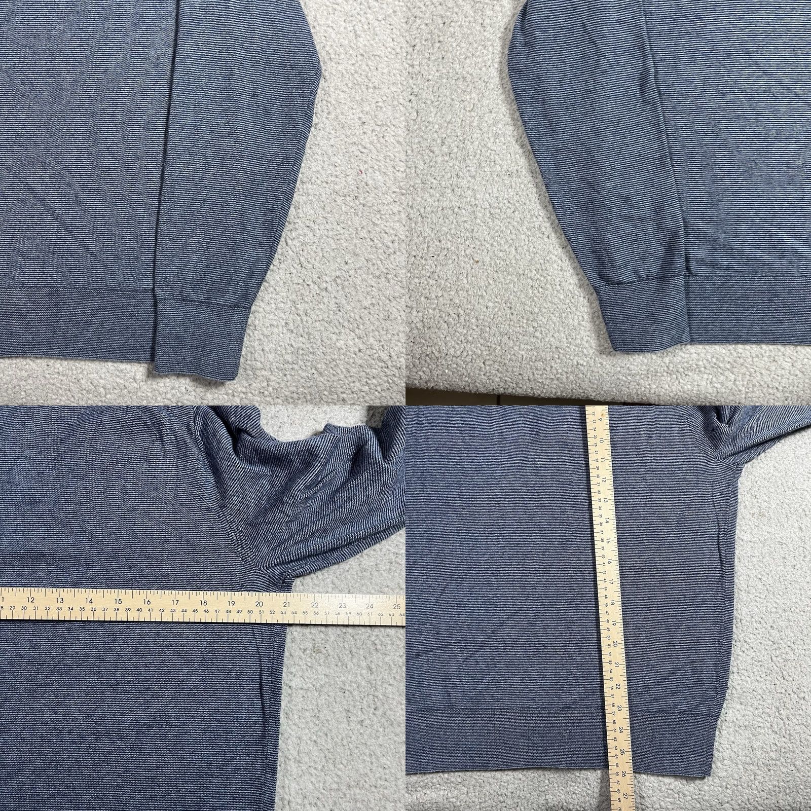 Bonobos Bonobos 1/4 Zip Pullover Mens M Blue Cotton Cashmere Long Sleeve Sweater Size US M / EU 48-50 / 2 - 8 Thumbnail