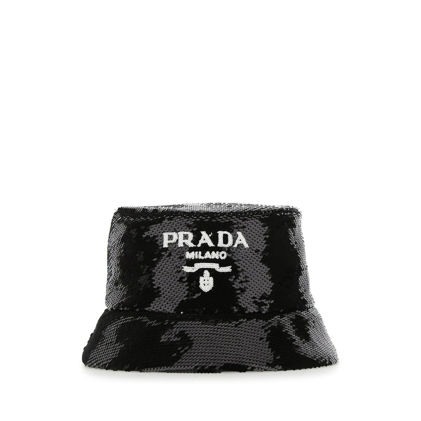 Prada PRADA Black Sequins Bucket Hat New & Authentic (Women's size Size ONE SIZE - 1 Thumbnail