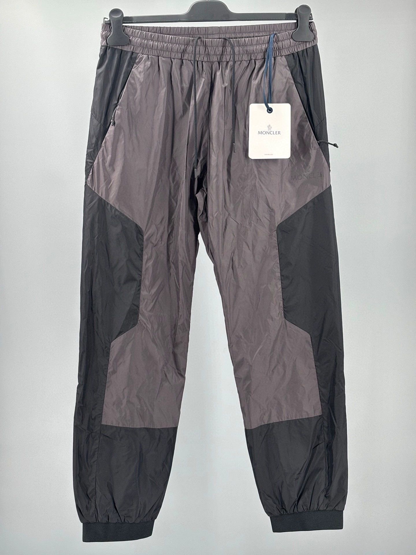 moncler men's athletic nylon pants