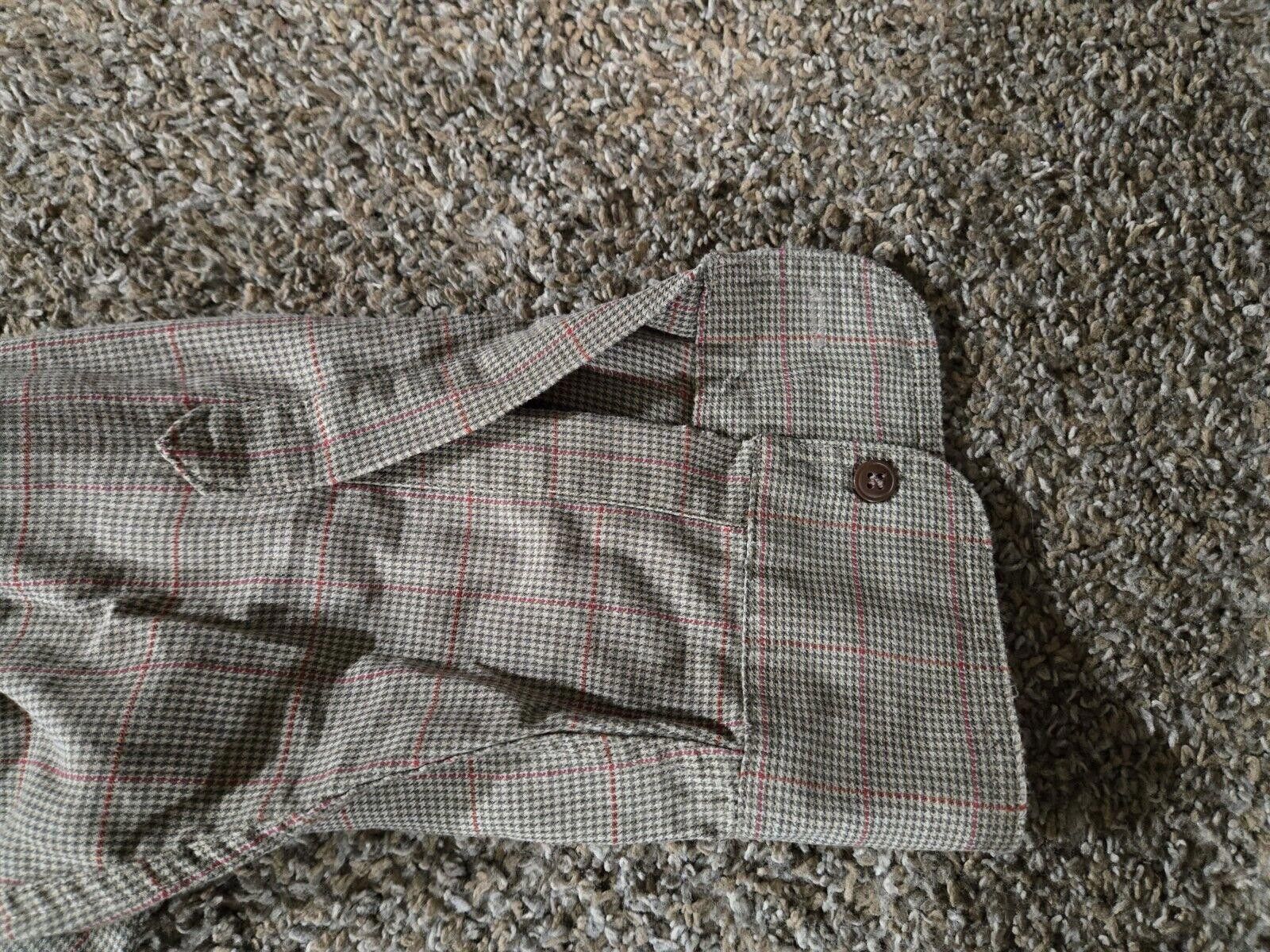 Chaps Khaki Red Plaid Chaps Ralph Lauren Button Up Dress Shirt XL Size US XL / EU 56 / 4 - 10 Thumbnail