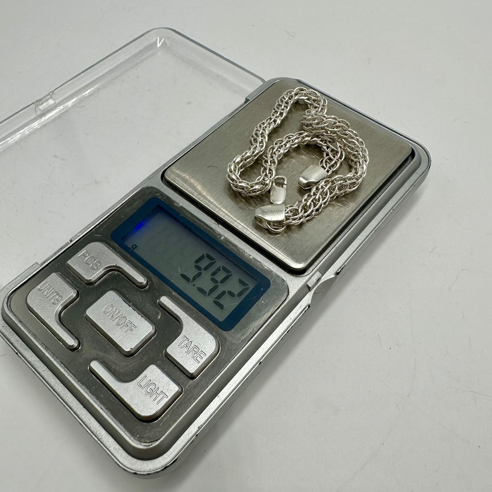 Sterling Silver Vintage 925 Sterling Silver Bracelet Double Link Chain Size ONE SIZE - 5 Thumbnail