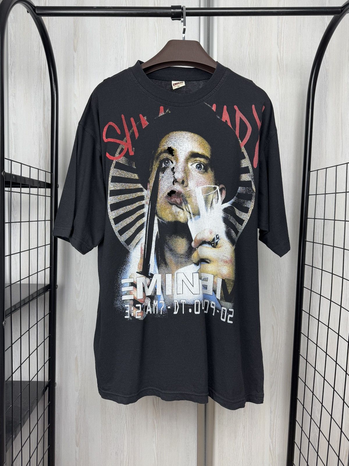 Eminem VNTG Eminem Clockwork Orange 2002 Slim Shady Distressed Tee Size US XXL / EU 58 / 5 - 1 Thumbnail