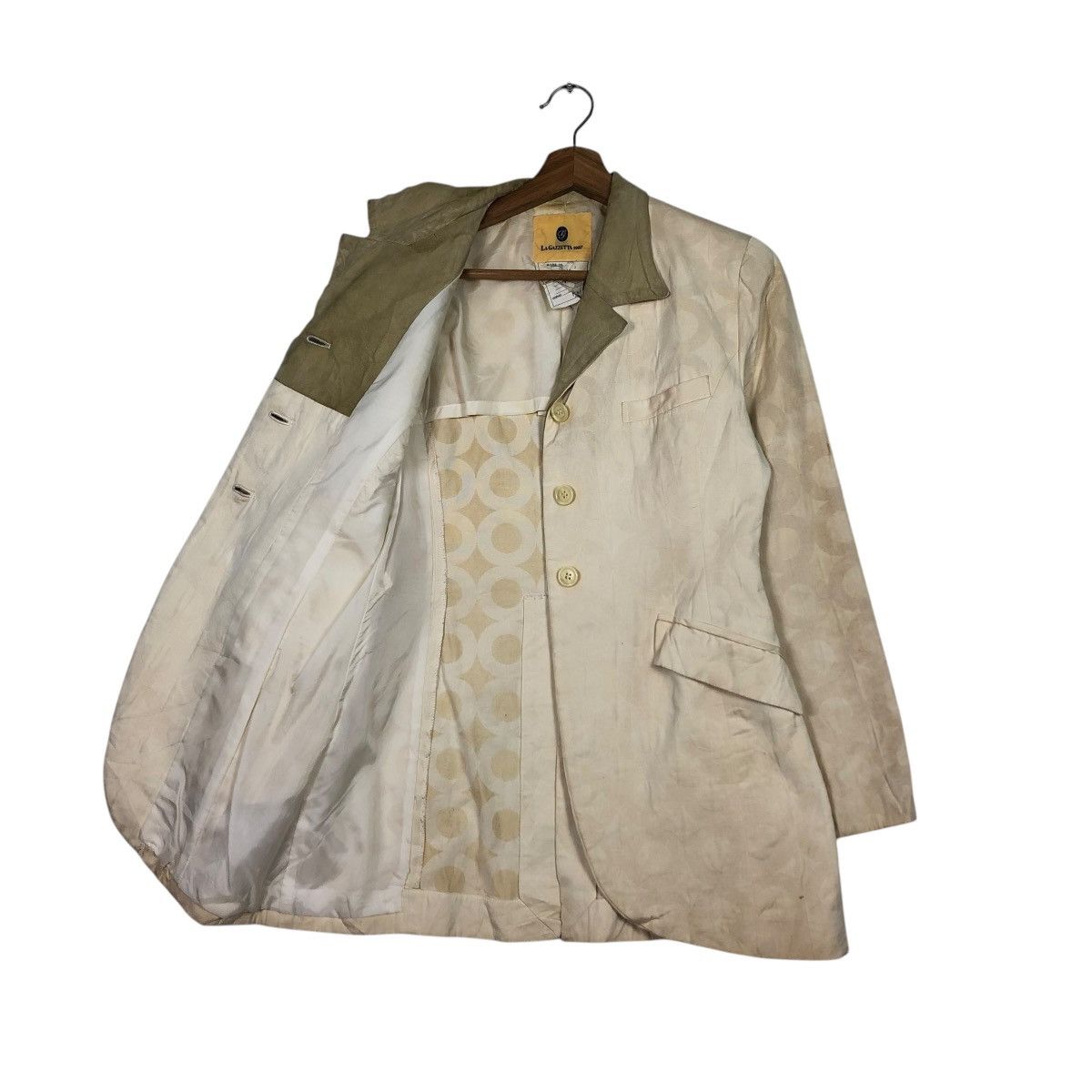 Japanese Brand 🔥VINTAGE COATS QUILTED LA GAZZETTA 1987 MADE IN JAPAN Size M / US 6-8 / IT 42-44 - 13 Thumbnail