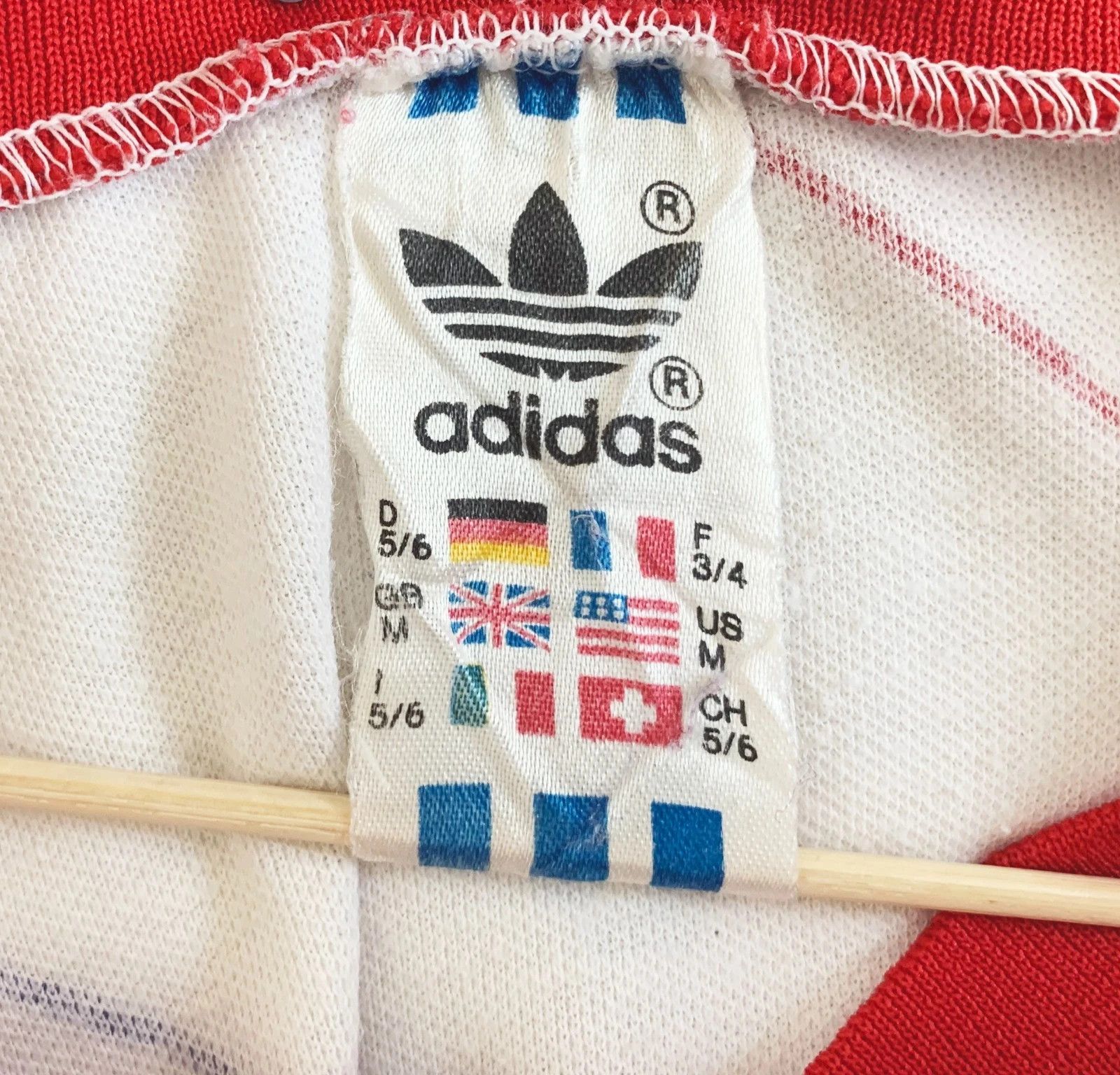 Adidas Vintage 80s ADIDAS Jersey Kit Football Soccer West Germany Size US M / EU 48-50 / 2 - 4 Thumbnail