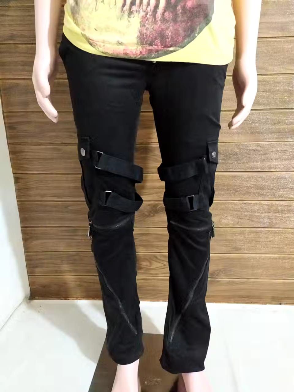 Japanese Brand BG- SHO Bondage Cargo Punk Pants Size US 29 - 10 Thumbnail
