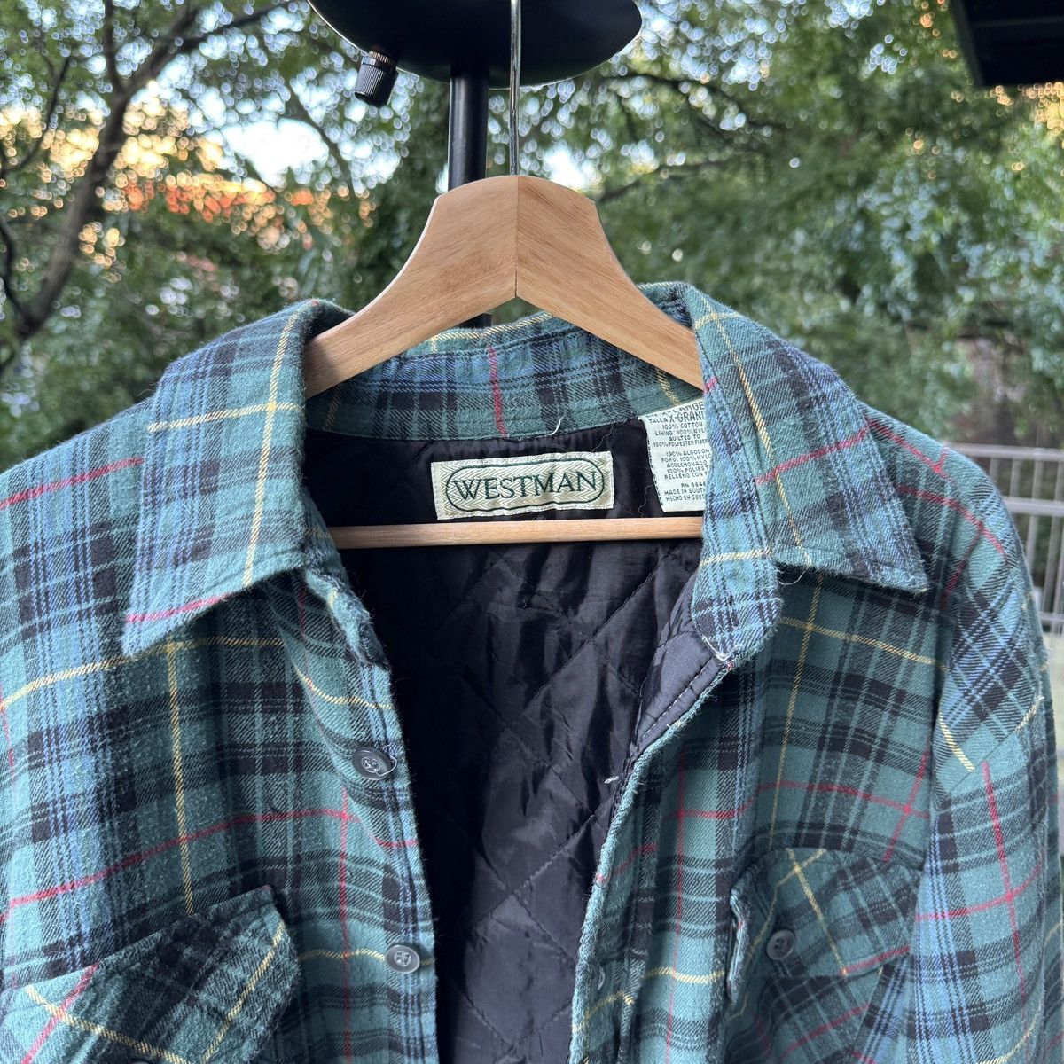 Vintage Thrashed Faded Distressed Flannel Shirt ERD Grunge Chrome Size US XL / EU 56 / 4 - 6 Thumbnail