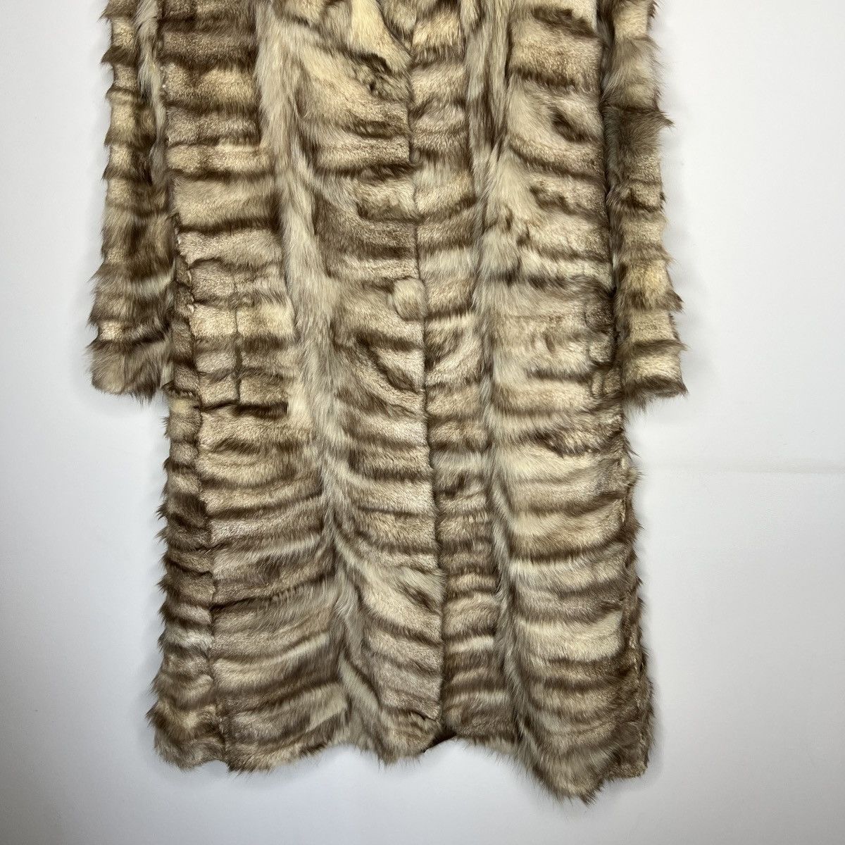 Vintage 90s Vintage Real Rabbit Fur Coat Jacket Heavy Opium Punk Y2K Size US S / EU 44-46 / 1 - 2 Thumbnail