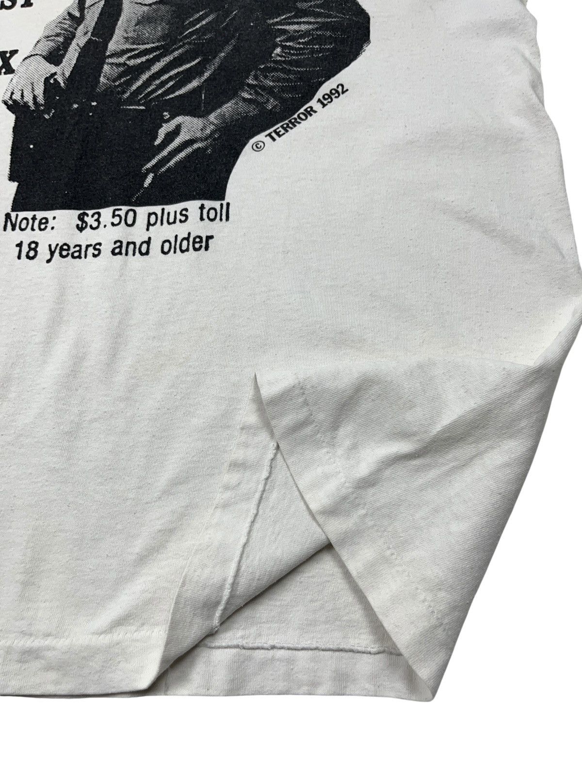 Vintage Vintage 1992 Terror Worldwide Don Rock Cops With Attitudes T Size US XL / EU 56 / 4 - 5 Thumbnail