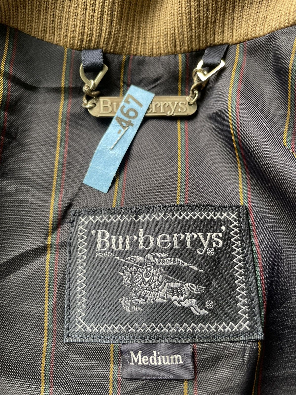 Burberry Auth Burberry Wool Bomber Jacket – Embroidered Crest Logo Size US M / EU 48-50 / 2 - 6 Thumbnail