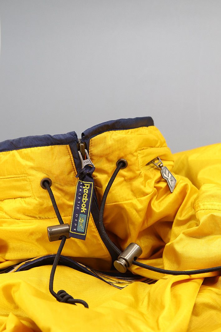 Reebok Vintage Reebok Anorak Jacket Yellow 90s Windbreaker Medium Size US M / EU 48-50 / 2 - 4 Thumbnail