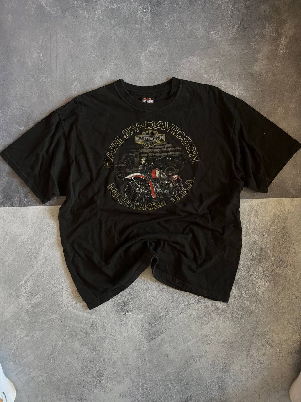 Harley Davidson × Vintage Harley Davidson 2007 t-shirt rare VIntage Hanes collection Size US XL / EU 56 / 4 - 2 Thumbnail