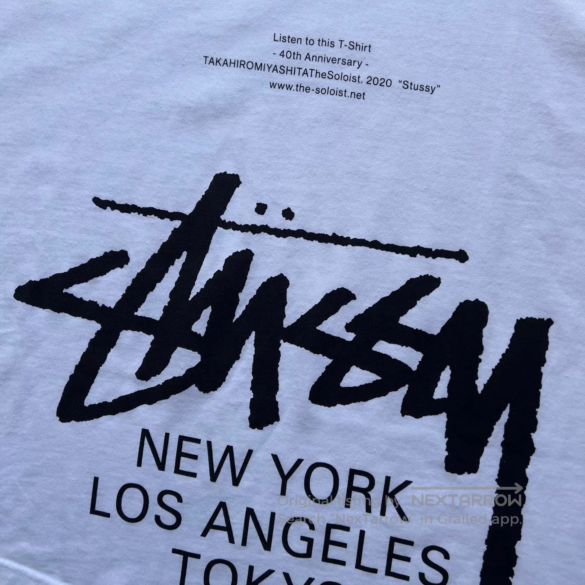 Takahiromiyashita The Soloist. Stussy 40th x Takahiro Miyashita T. Size US XL / EU 56 / 4 - 8 Thumbnail