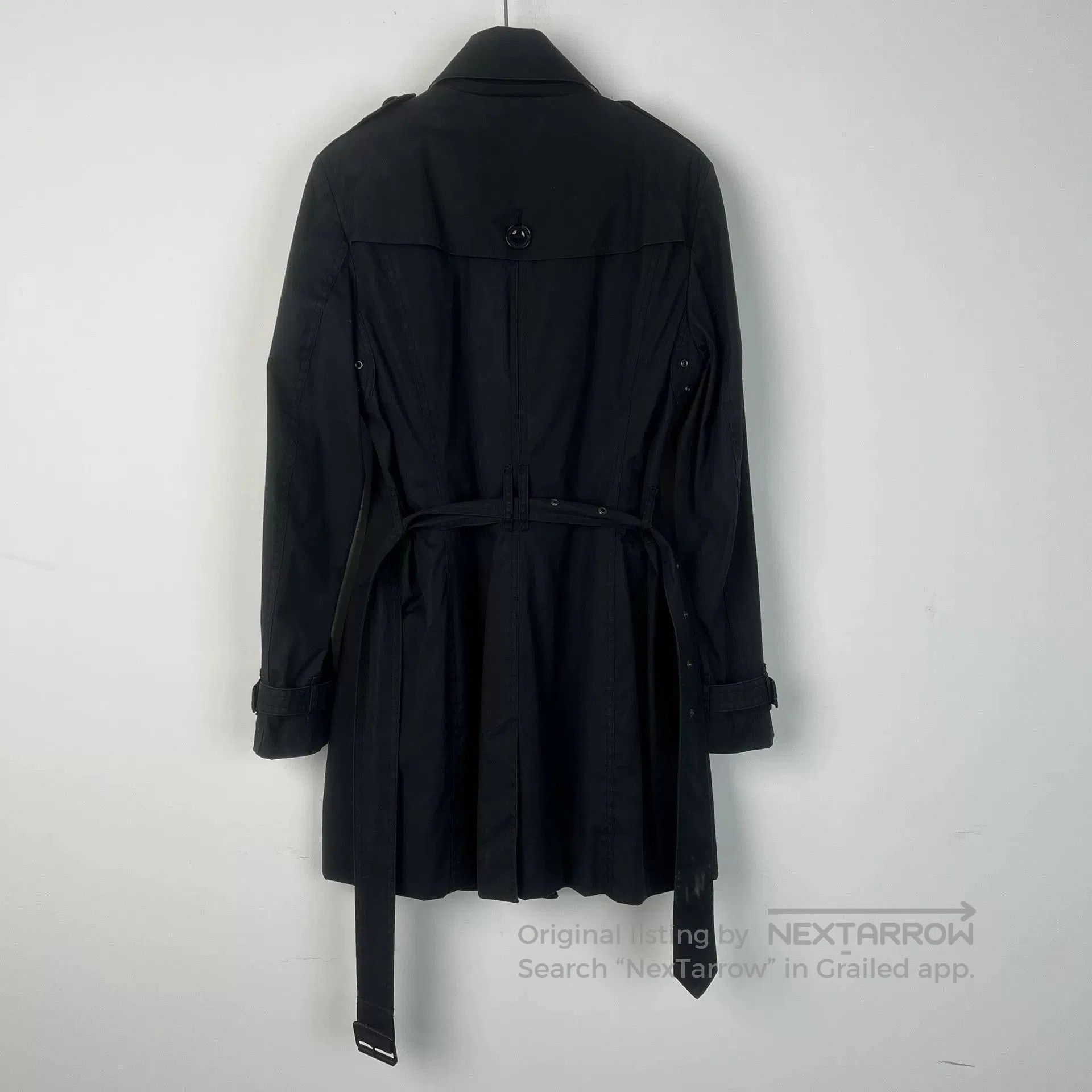 Burberry Burberry Brit Black Trench Coat. Size US M / EU 48-50 / 2 - 2 Thumbnail