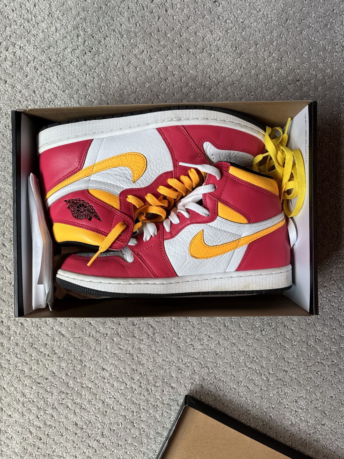 Jordan Brand Jordan 1 high red fusion Size US 8 / EU 41 - 1 Thumbnail