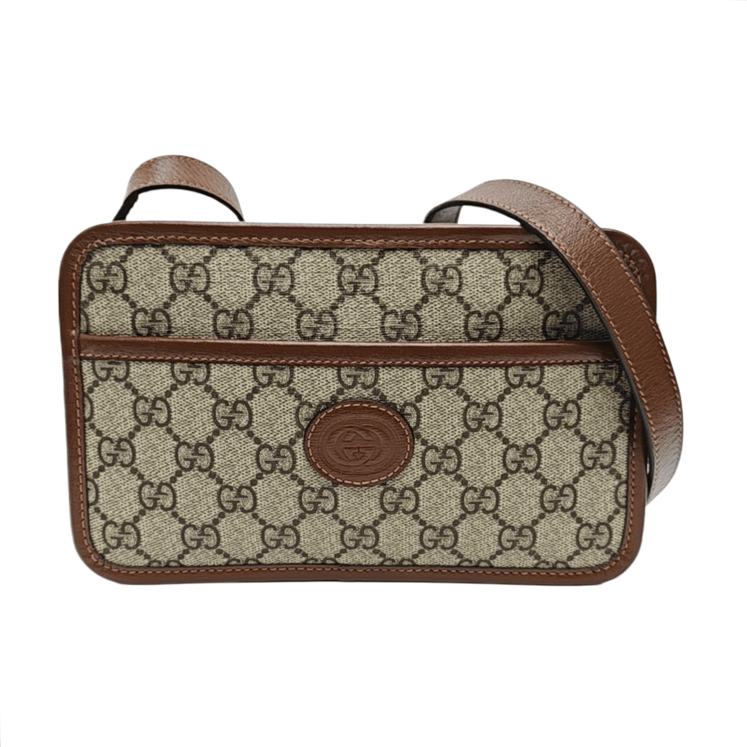 Gucci Gucci GG Supreme Monogram Camera Bag Size One Size Size ONE SIZE - 1 Thumbnail
