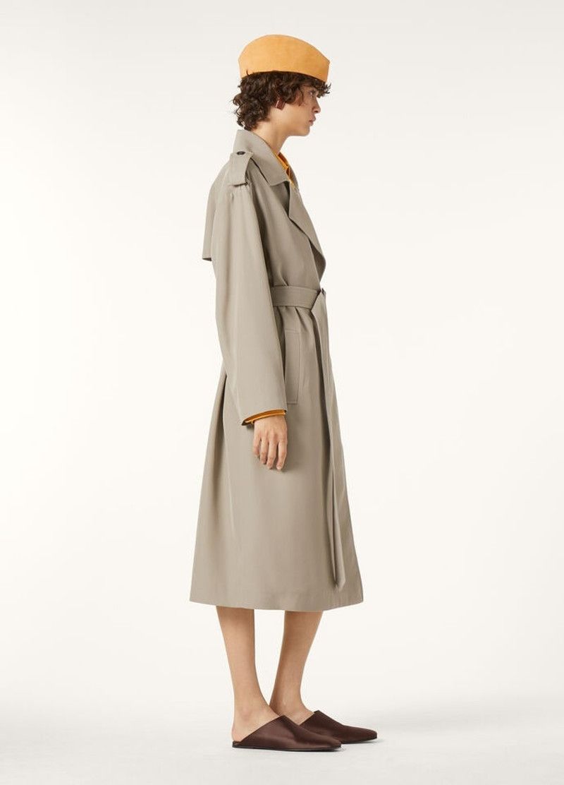 Loro Piana o1srvl11e0526 FAP3113 Gale Trench Coat in Beige Size XS / US 0-2 / IT 36-38 - 2 Thumbnail