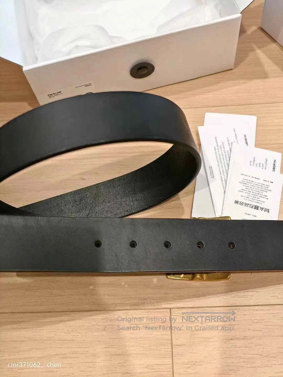 Visvim VISVIM 24AW PLAIN BELT 40MM. Size ONE SIZE - 3 Thumbnail