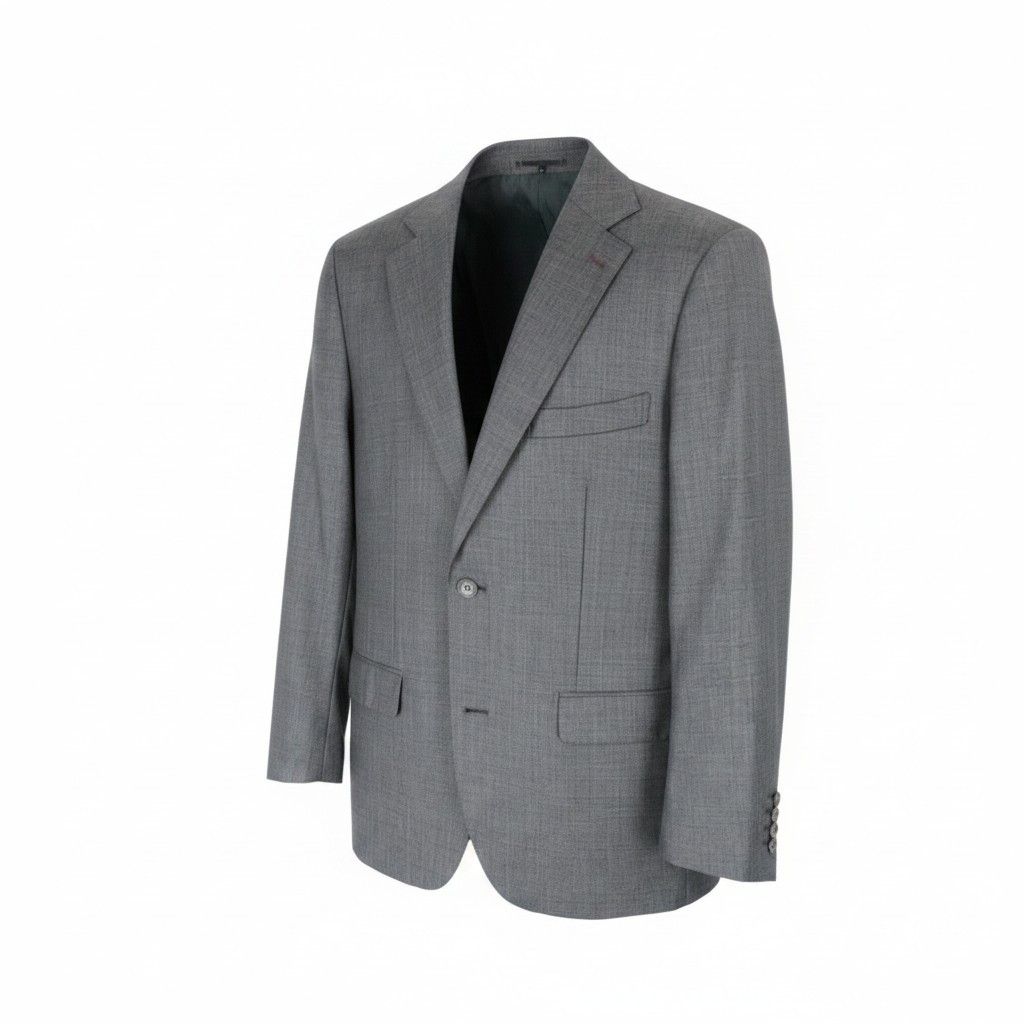 Suitsupply LAZIO UK44 Grey Melange Wool Blazer 66193 Size 44R - 1 Thumbnail