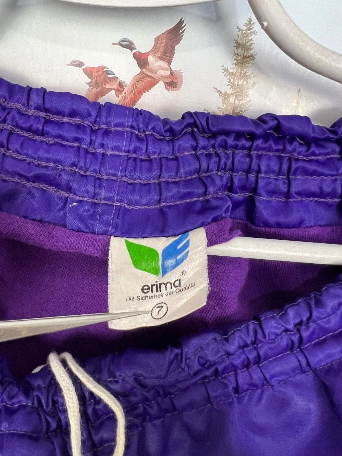 Erima Vintage 90's Erima Adidas Nylon Shorts Purple Athletic Run Size US 34 / EU 50 - 4 Thumbnail