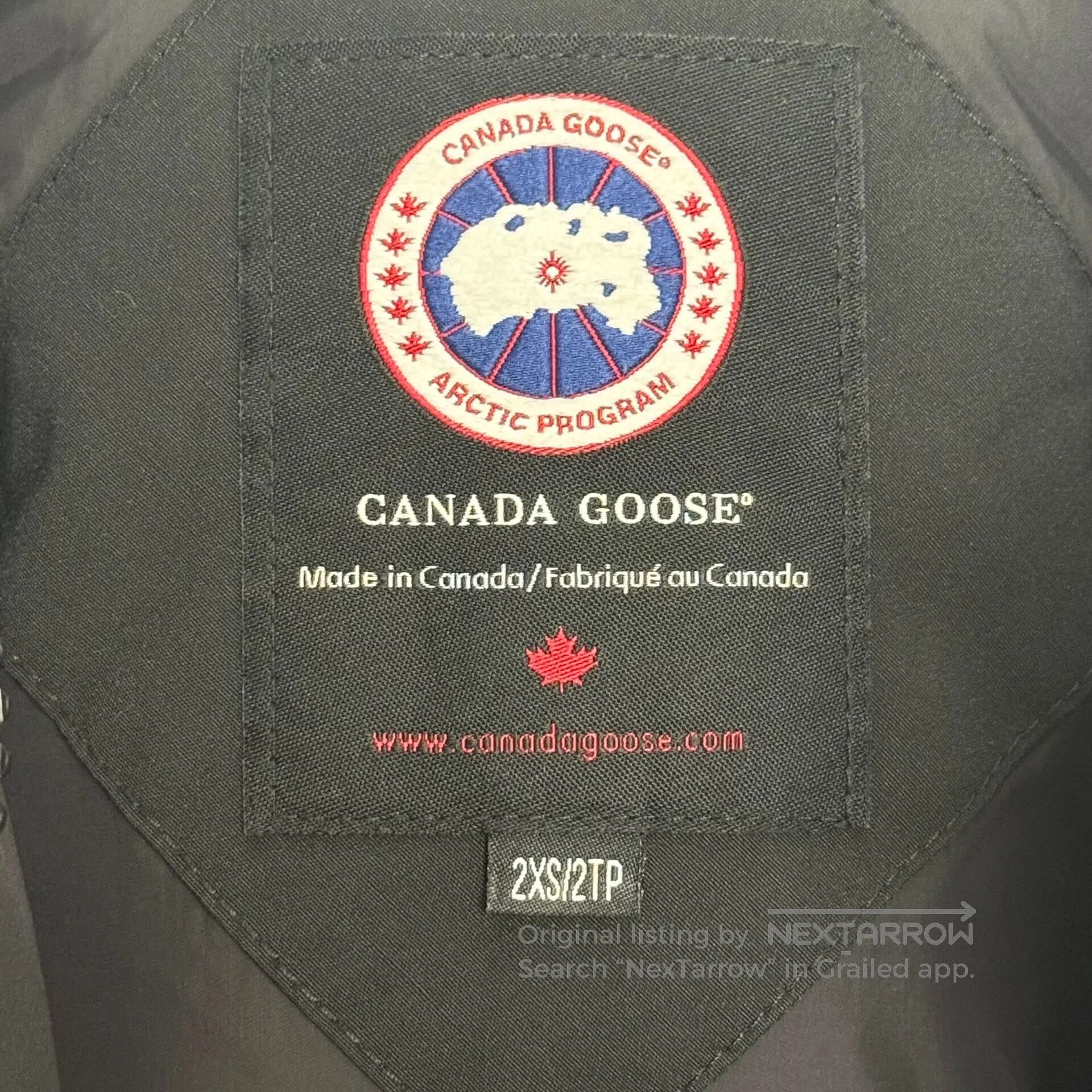 Canada Goose Canada Goose Black logo patch hoodie long-sleeved down jac Size US XXS / EU 40 - 6 Thumbnail