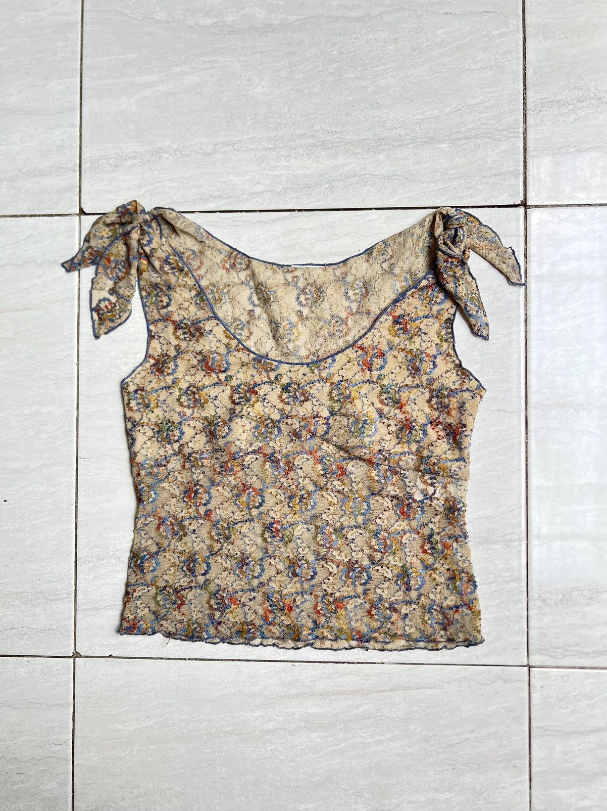 Anna Sui ANNA SUI Mesh Crop Tops Size XS / US 0-2 / IT 36-38 - 5 Thumbnail
