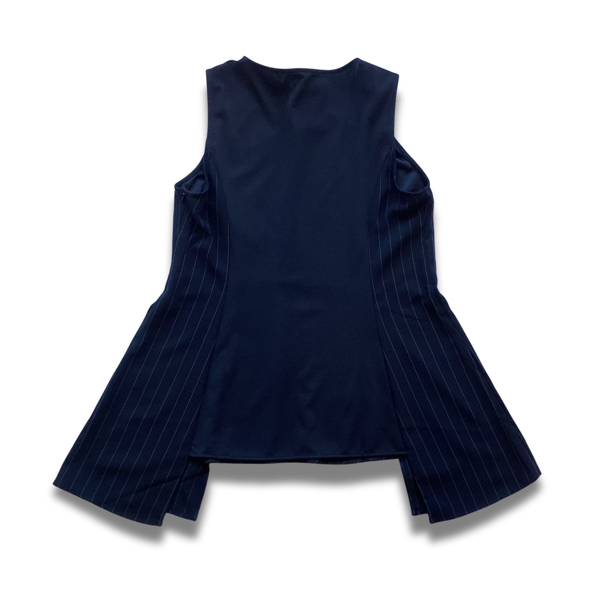 Other A.Marsi Italian-Made Womens Tunic Blouse Size XL Navy Pinstr Size XL / US 12-14 / IT 48-50 - 3 Thumbnail