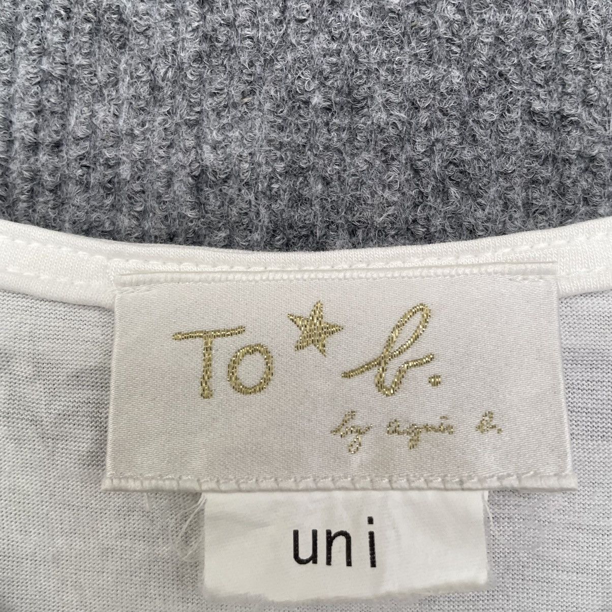 agnes b. Agnes B Ribbon T Shirt Size S / US 4 / IT 40 - 3 Thumbnail