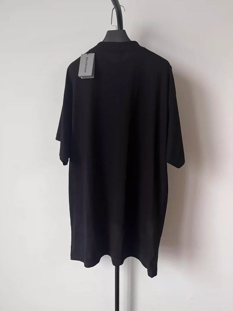 Balenciaga Balenciaga Logo Printed Crew Neck Short Sleeve T-Shirt Reg Size US M / EU 48-50 / 2 - 2 Thumbnail