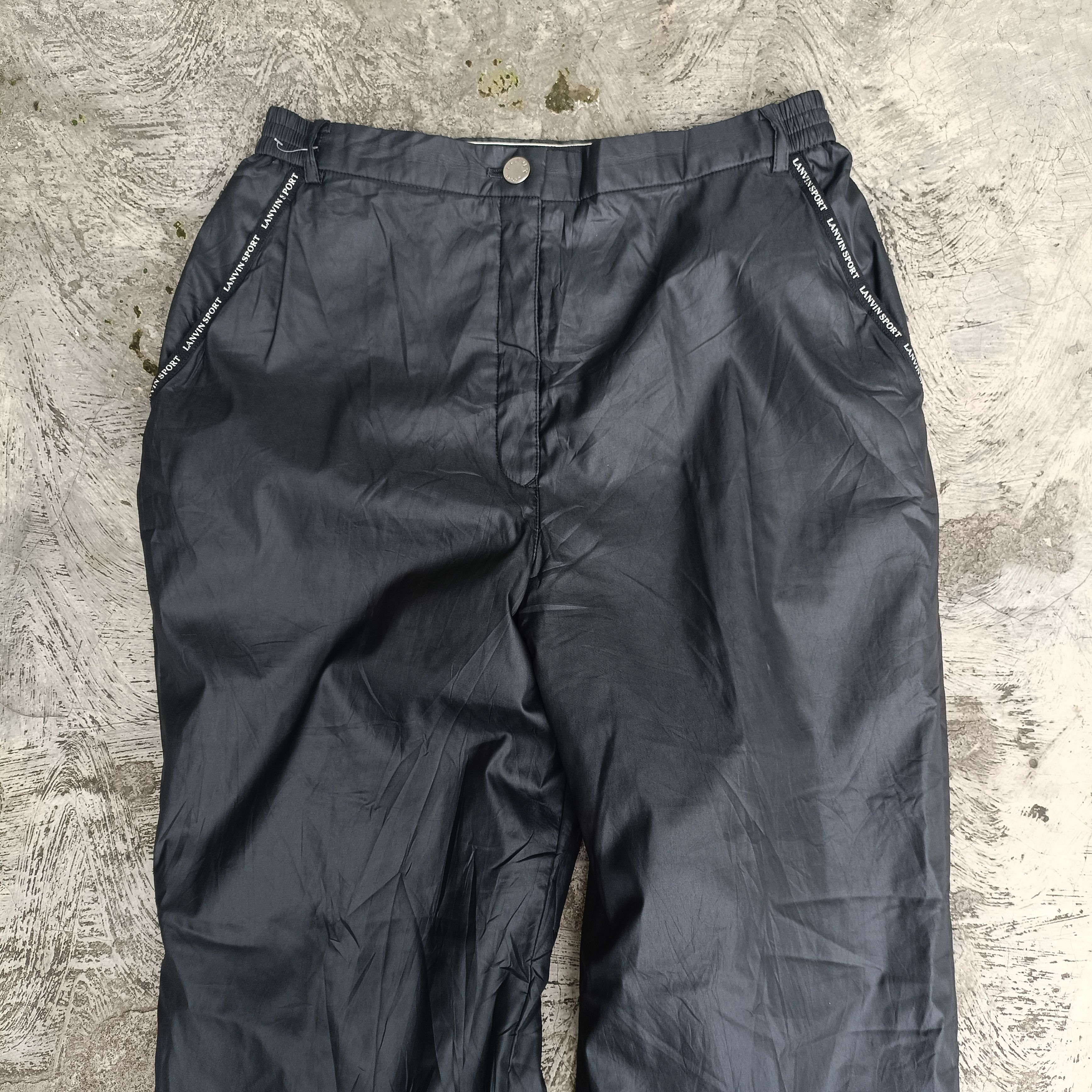 Lanvin Vintage Lanvin Sport AW Nylon Pants With Rib Size 27" / US 4 / IT 40 - 5 Thumbnail