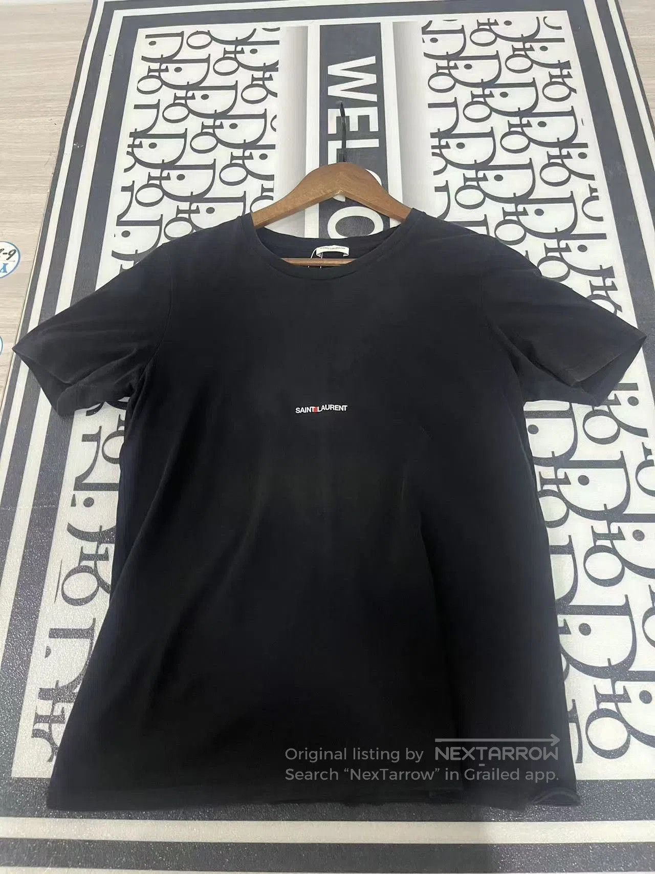 Saint Laurent Paris Saint Laurent Small Logo T-Shirt Size M. Size US M / EU 48-50 / 2 - 2 Thumbnail