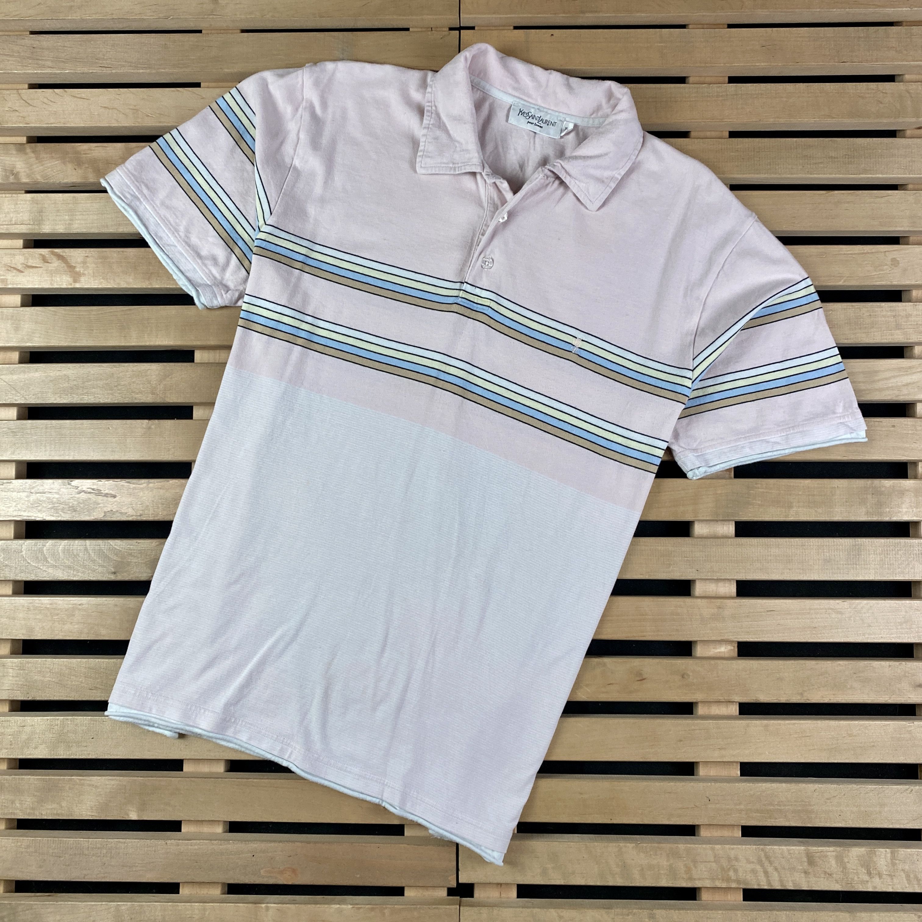 Yves Saint Laurent Mens Vintage Polo T-Shirt Yves Saint Laurent Size XL Size US XL / EU 56 / 4 - 1 Thumbnail
