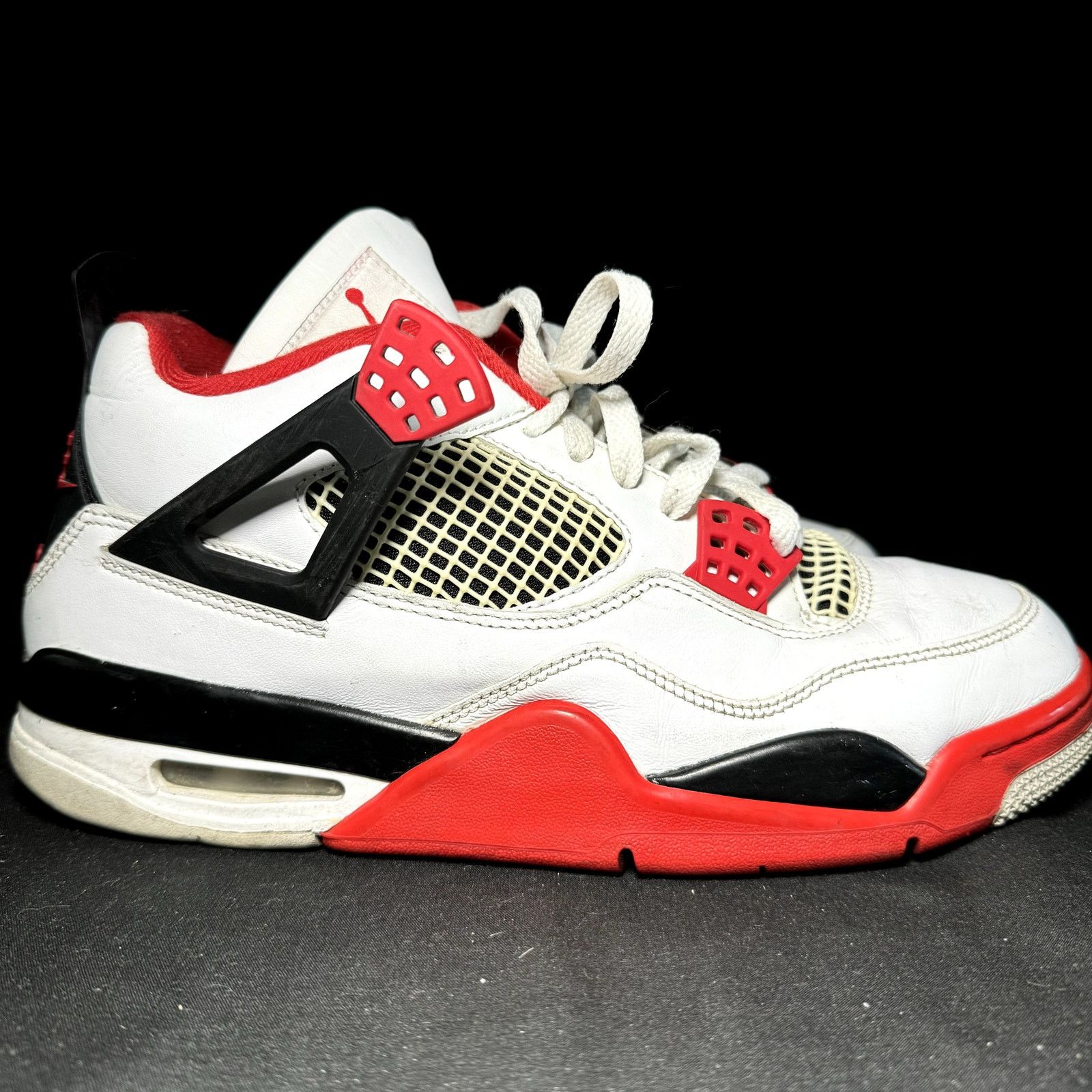Jordan Brand × Nike Size 9 - Nike Air Jordan 4 Retro OG Fire Red Men's Shoes Size US 9 / EU 42 - 1 Thumbnail