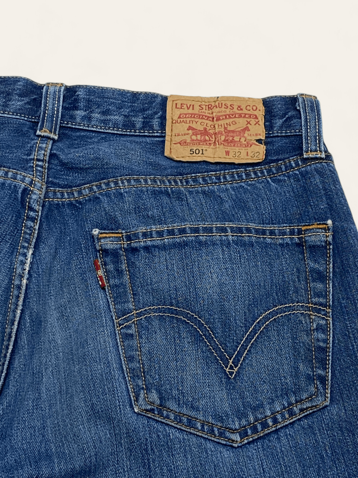 Jean Vintage LEVI'S Blue Denim Jeans Size US 32 / EU 48 - 12 Thumbnail