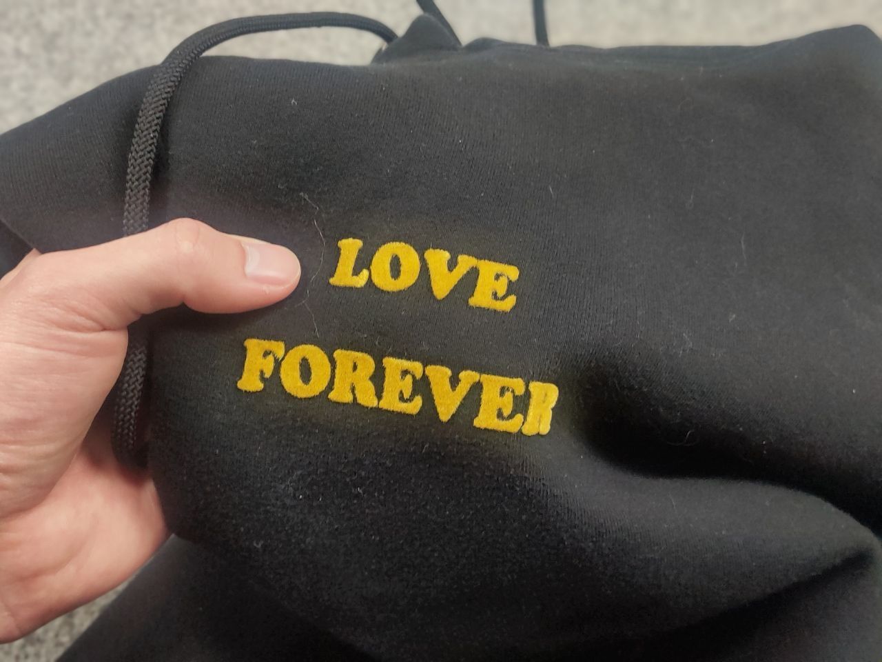 Sandro Sandro Paris Design Black Love Forever Logo Oversized Hoodie Size US L / EU 52-54 / 3 - 10 Thumbnail